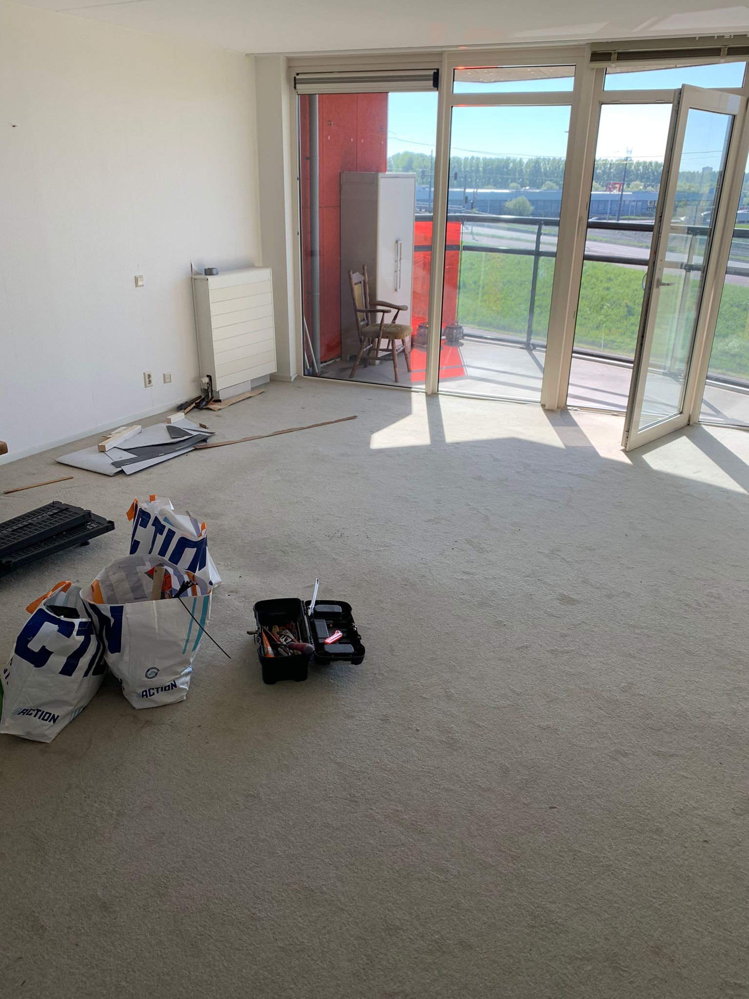 Verwijderen tapijt appartement